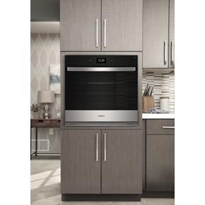 50 Cubic Feet Single Smart Wall Oven With Air Fry - Gray