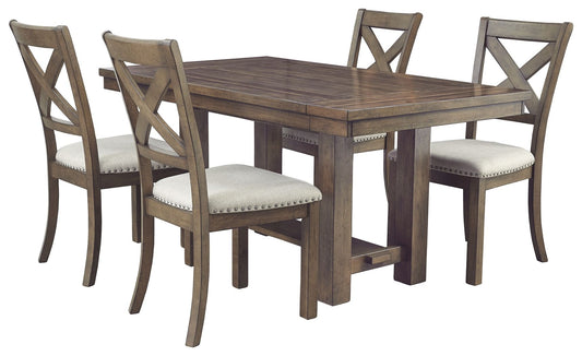 Moriville - Grayish Brown - Rectangular Dining Room Extension Table