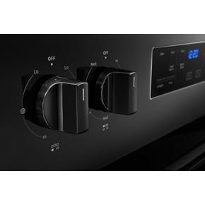 5.3 Cubic Feet Whirlpool Electric Range With Frozen Bake Technology - Black - Metal