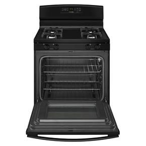 30" Gas Range With Self-Clean Option - Black