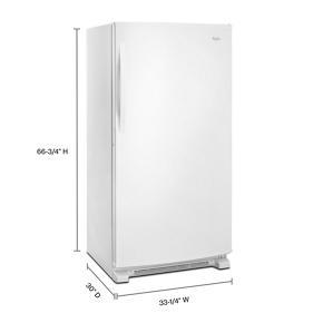 20 Cubic Feet Upright Freezer With Temperature Alarm