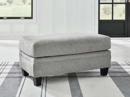 Davinca - Charcoal - Ottoman