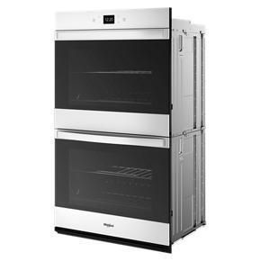 86 Total Cubic Feet Double Wall Oven With Air Fry When Connected - White