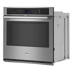 30" Single Wall Oven With Air Fry And Basket - 50 Cubic Feet - Gray