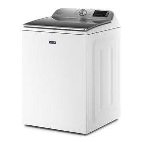 Smart Top Load Washer With Extra Power Button - 4.7 Cubic Feet - White - Metal