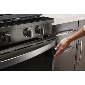 5.8 Cubic Feet Smart Slide-in Gas Range With Air Fry, When Connected - Black Stainless Steel