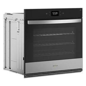 50 Cubic Feet Single Smart Wall Oven With Air Fry - Gray