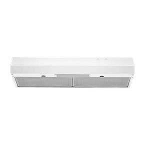 30" Range Hood With Full-Width Grease Filters - White