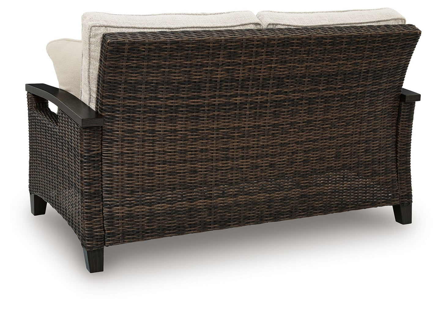 Monterey Point - Loveseat With Cushion - Dark Brown