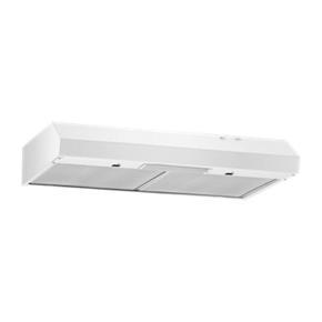 30" Range Hood With Full-Width Grease Filters - White