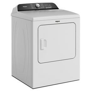 70 Cubic Feet Whirlpool Top Load Electric Dryer With Moisture Sensor - White