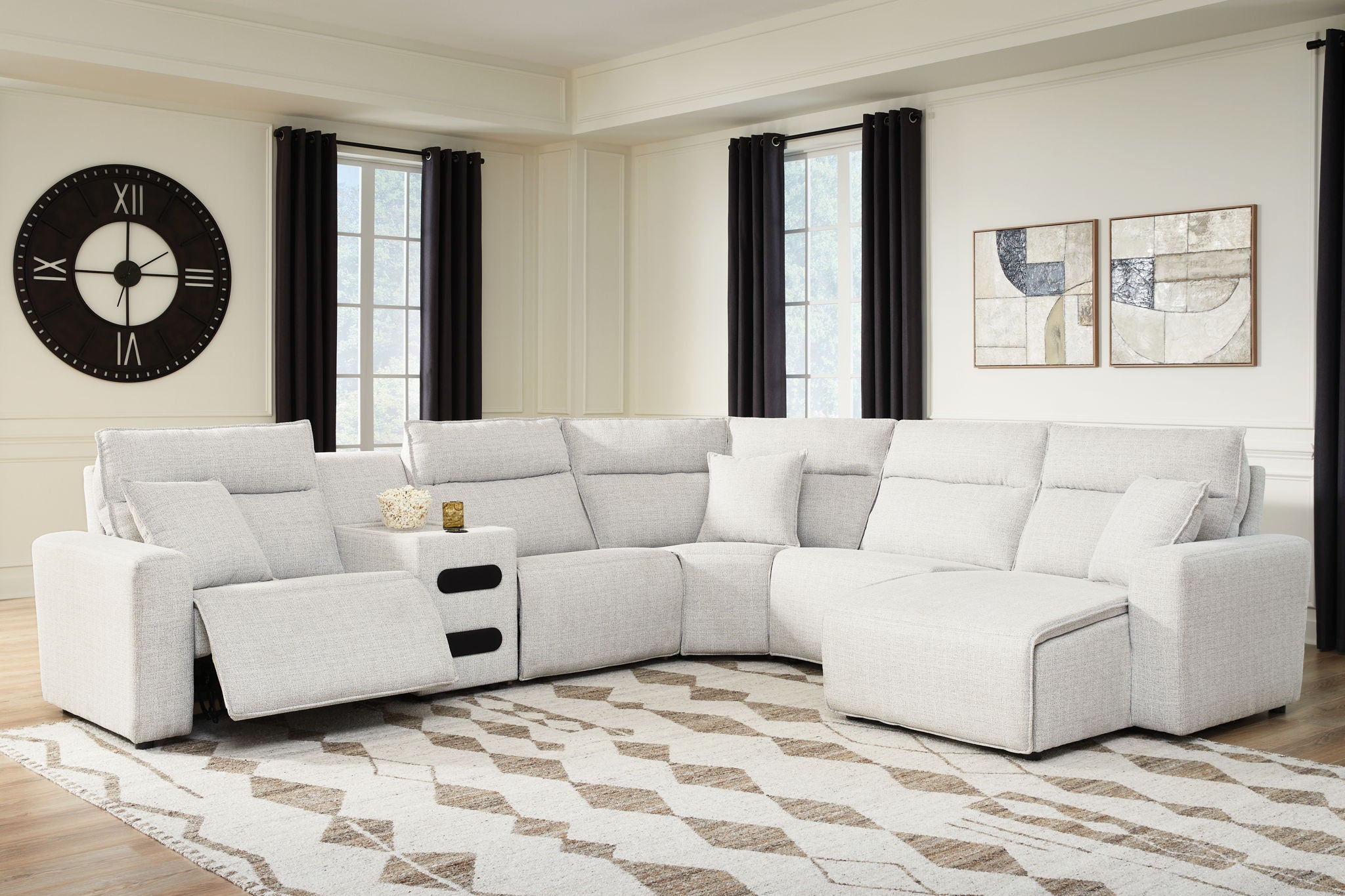 Modmax II - Reclining Sectional - Stone – Tiger Home Furnishings (MO)
