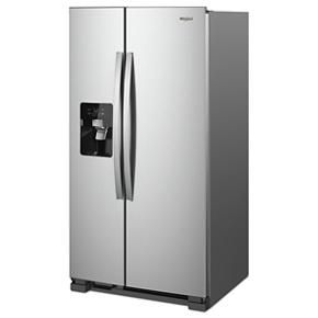 36" Wide Side-By-Side Refrigerator - 25 Cubic Feet - Fingerprint Resistant Stainless Steel