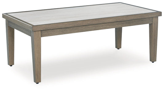 Rainier Ranch - Brown / Beige - Rectangular Cocktail Table