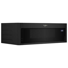 1.1 Cubic Feet Low Profile Microwave Hood Combination - Black - Metal