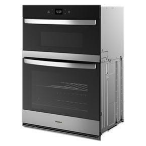 57 Total Cubic Feet Combo Wall Oven With Air Fry When Connected* - Gray