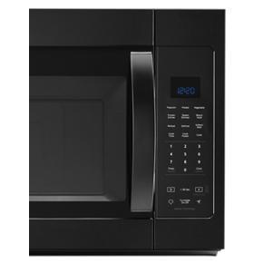 1.9 Cubic Feet Capacity Steam Microwave With Sensor Cooking - Black