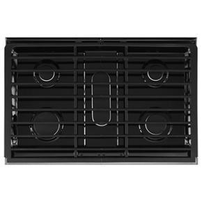 6.0 Cubic Feet Gas Double Oven Range With EZ-2-Lift Hinged Grates