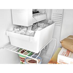 30" Wide Top-Freezer Refrigerator With Garden Fresh Crisper Bins - 18 Cubic Feet - Black