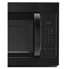 1.7 Cubic Feet Microwave Hood Combination With Electronic Touch Controls - Black