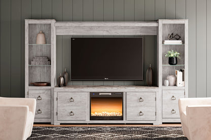 Willowton - Entertainment Center With Fireplace Option