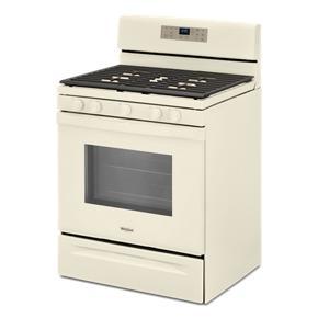 50 Cubic Feet Gas Range With Center Oval Burner - Biscuit