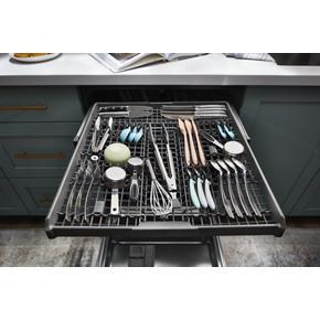 51 dBA Quiet Dishwasher With 3rd Rack And Pocket Handle