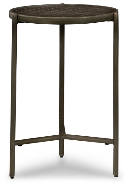 Doraley - Brown / Gray - Round Side End Table