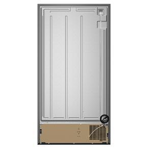 36" Wide Side-By-Side Refrigerator - 25 Cubic Feet - Gray