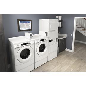 Commercial Electric Stack Dryer, Coin-Drop Equipped