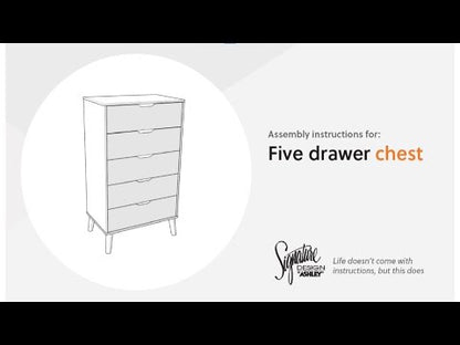 Fordmont - Auburn - Five Drawer Chest